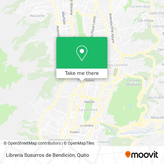 Librería Susurros de Bendición map