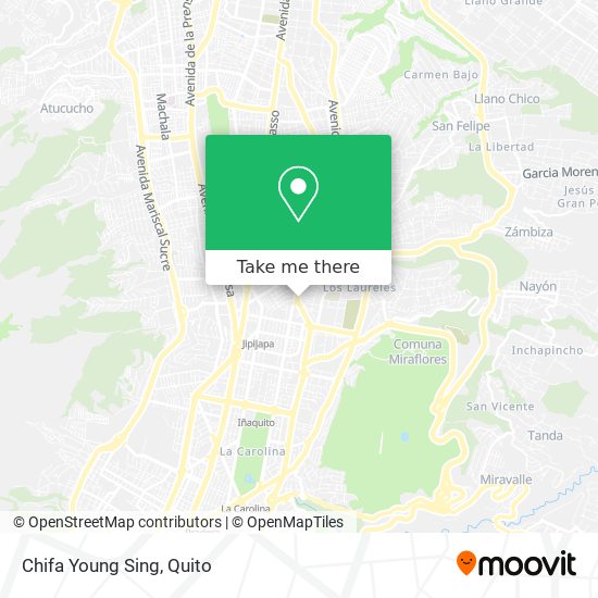 Chifa Young Sing map