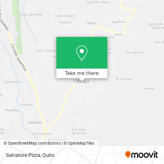 Salvatore Pizza map