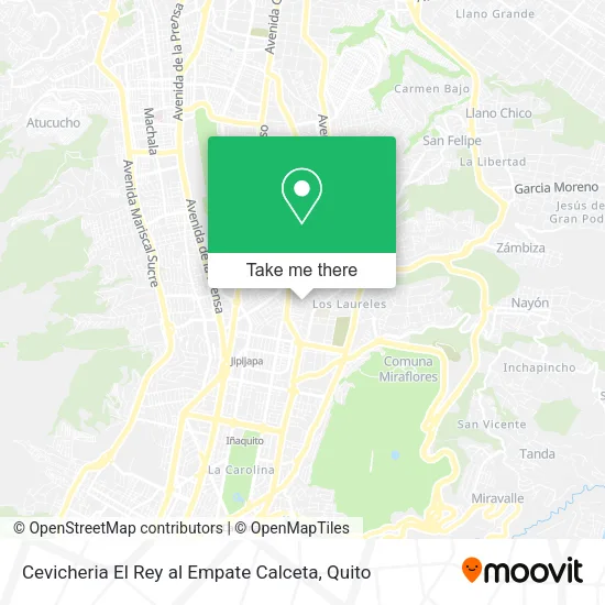 Cevicheria El Rey al Empate Calceta map