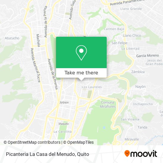 Picanteria La Casa del Menudo map