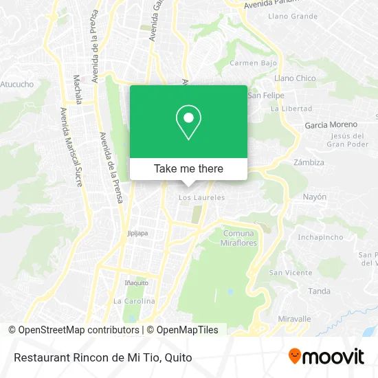 Restaurant Rincon de Mi Tio map