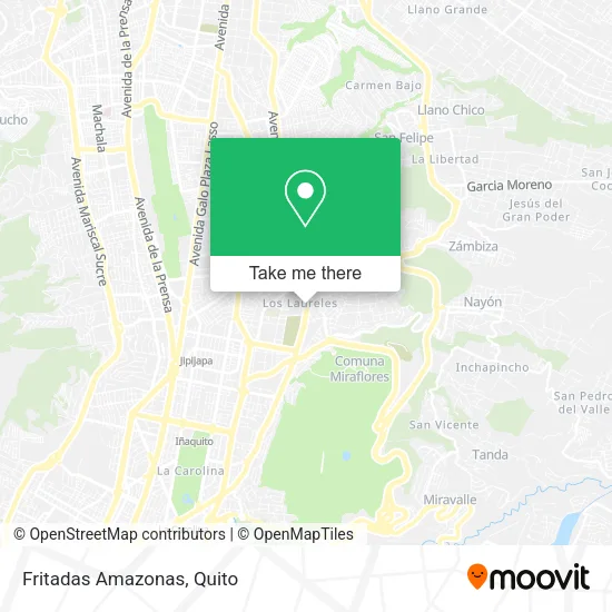Fritadas Amazonas map