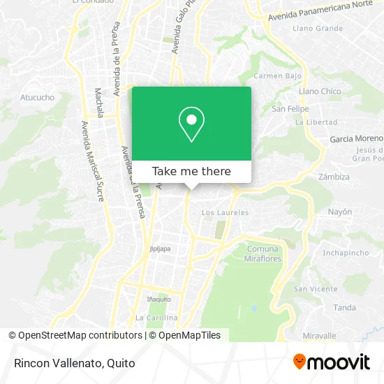 Rincon Vallenato map