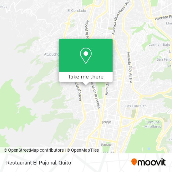 Mapa de Restaurant El Pajonal