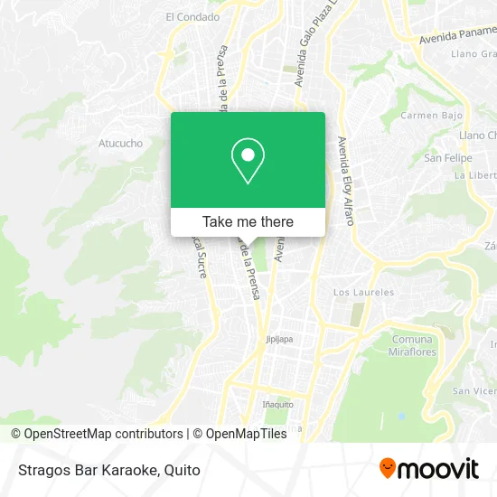 Stragos Bar Karaoke map