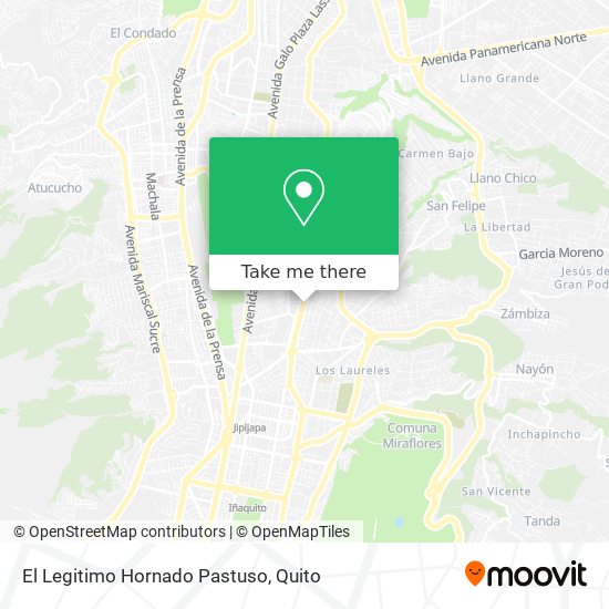 El Legitimo Hornado Pastuso map