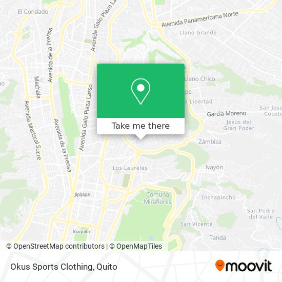 Okus Sports Clothing map