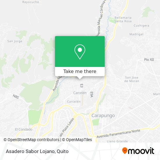 Asadero Sabor Lojano map