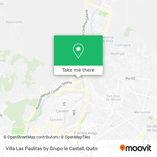 Mapa de Villa Las Paulitas by Grupo le Castell
