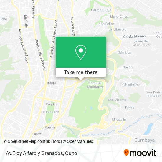 Av.Eloy Alfaro y Granados map