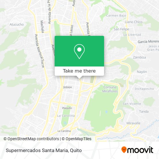 Supermercados Santa Maria map