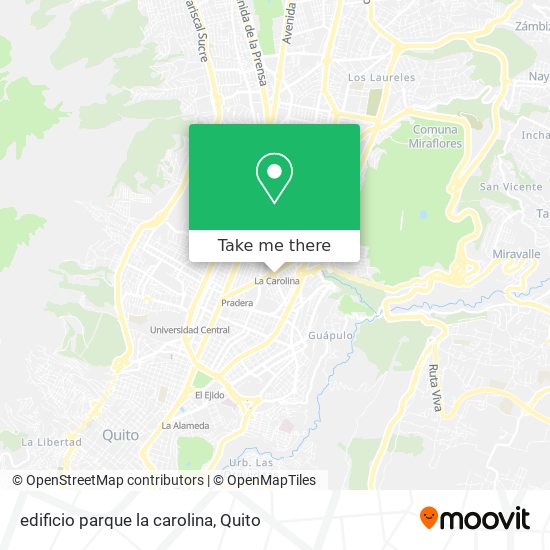 edificio parque la carolina map