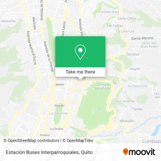 Estación Buses Interparroquiales map