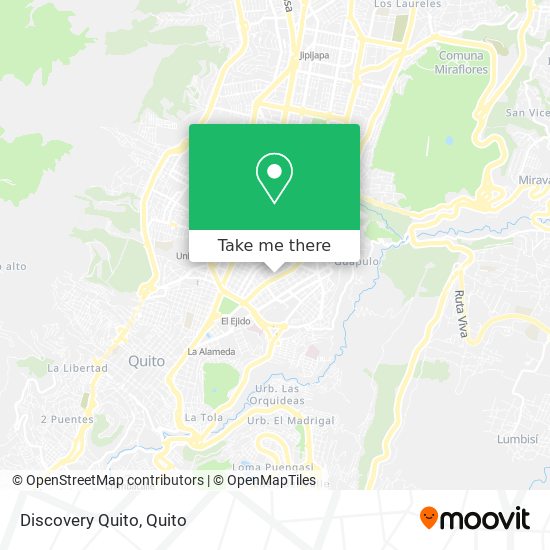 Discovery Quito map