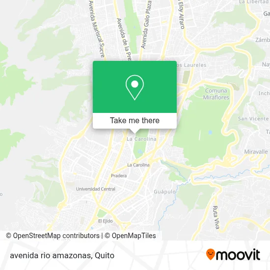 avenida rio amazonas map