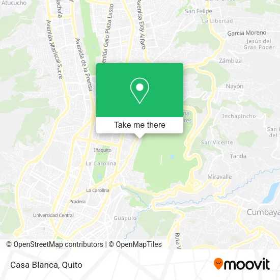 Casa Blanca map