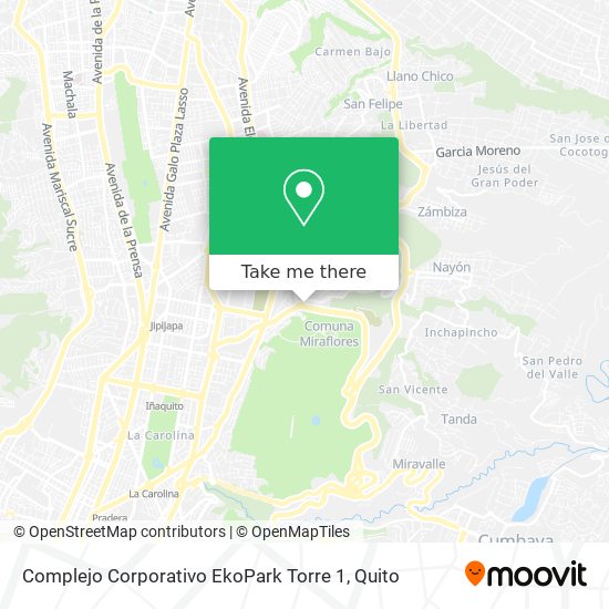 Complejo Corporativo EkoPark Torre 1 map