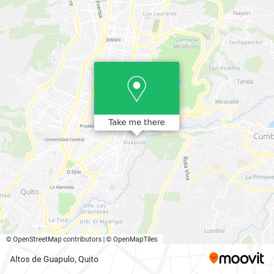 Altos de Guapulo map