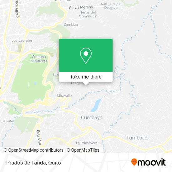Prados de Tanda map