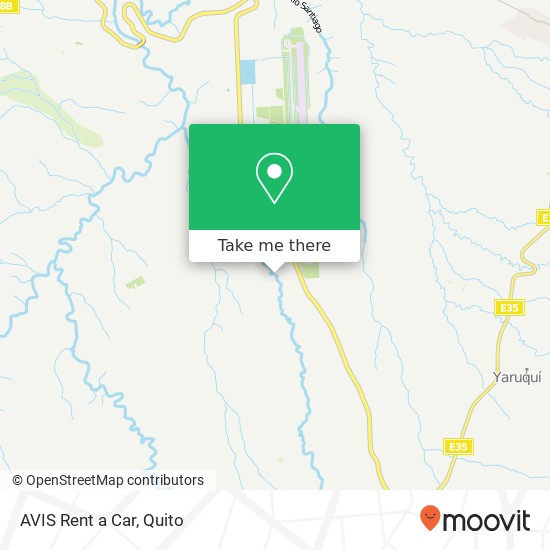 Mapa de AVIS Rent a Car