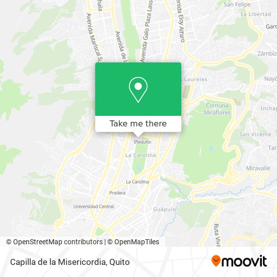 Mapa de Capilla de la Misericordia