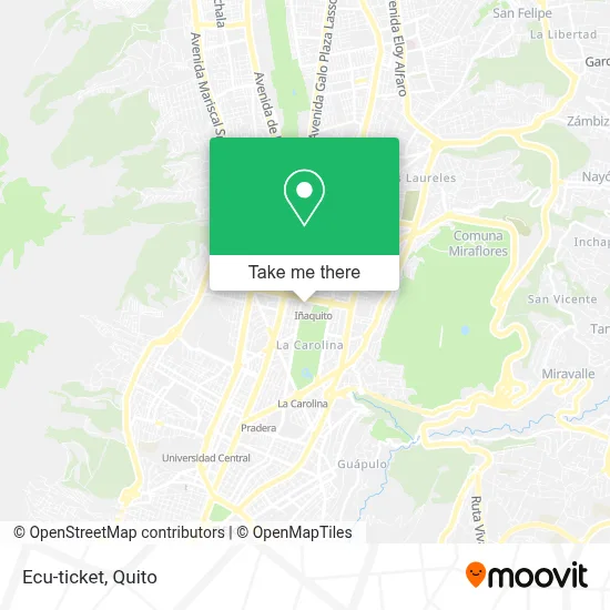 Ecu-ticket map