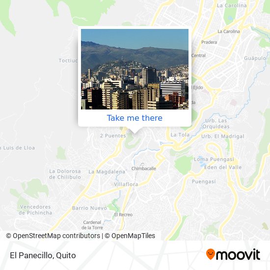 El Panecillo map