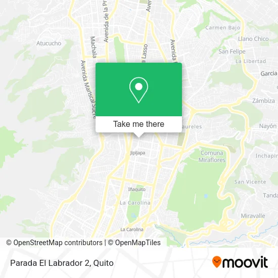 Parada El Labrador 2 map