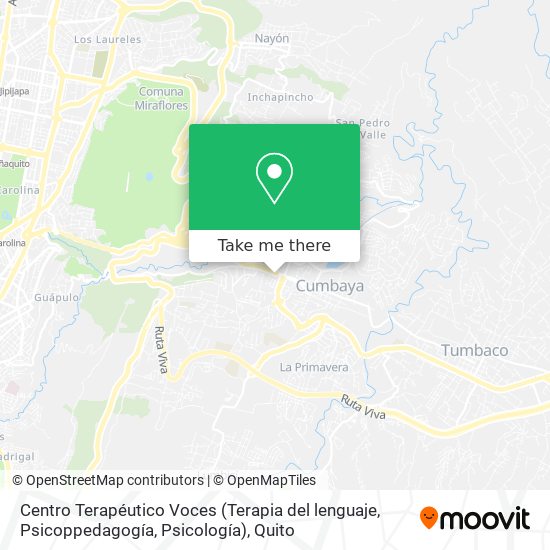 Centro Terapéutico Voces (Terapia del lenguaje, Psicoppedagogía, Psicología) map