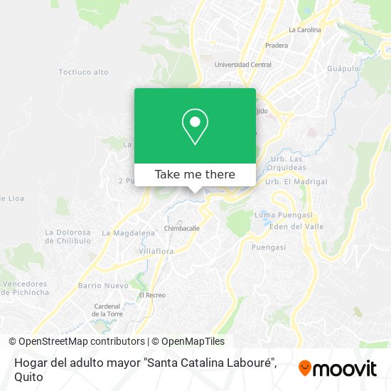 Hogar del adulto mayor "Santa Catalina Labouré" map