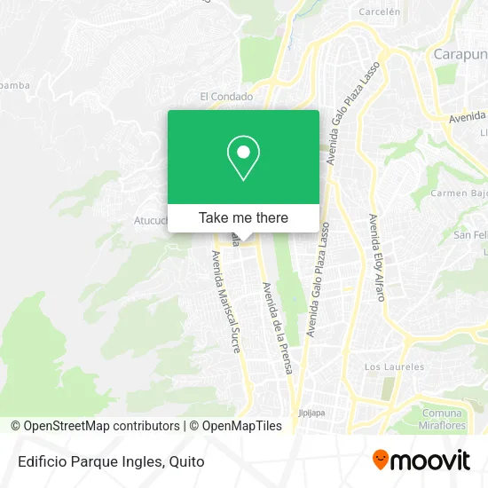 Edificio Parque Ingles map