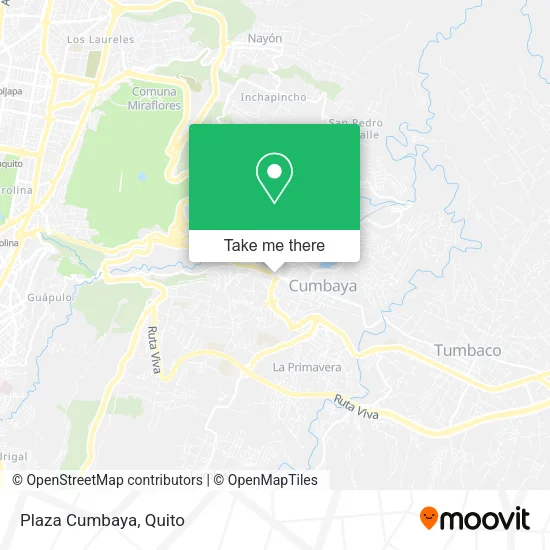 Mapa de Plaza Cumbaya