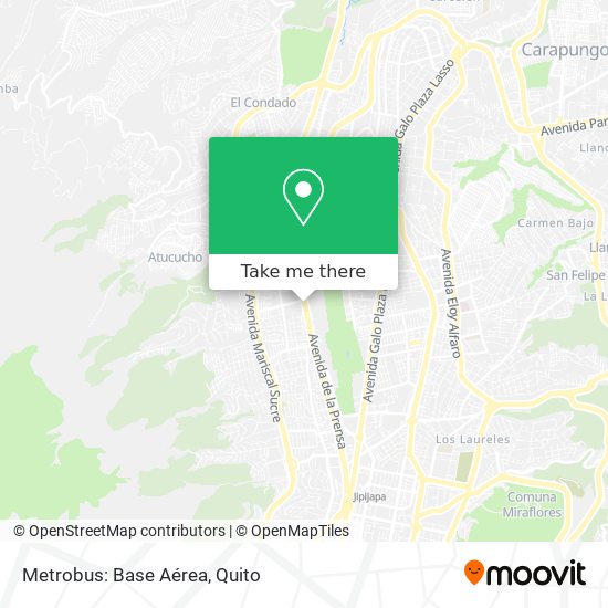 Mapa de Metrobus: Base Aérea