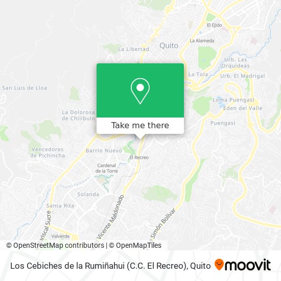 Los Cebiches de la Rumiñahui (C.C. El Recreo) map