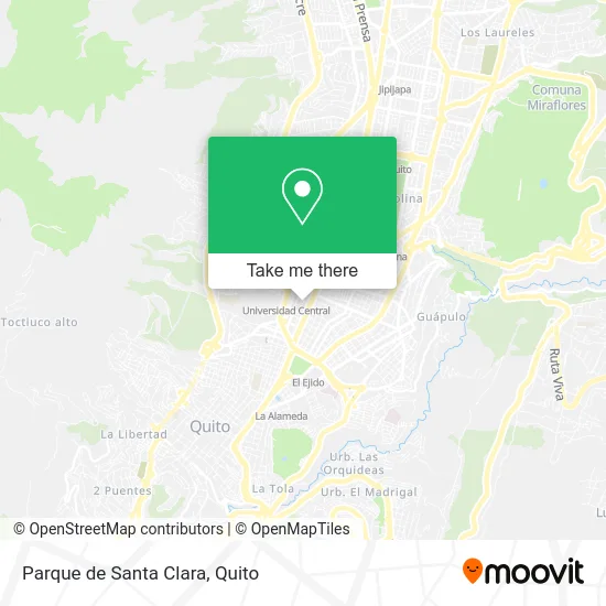Parque de Santa Clara map