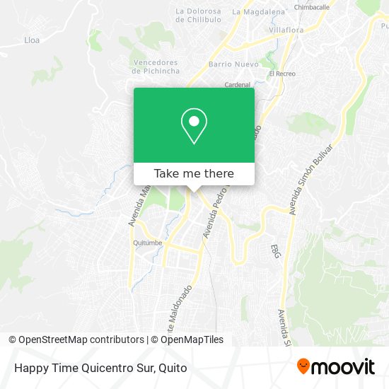 Happy Time Quicentro Sur map