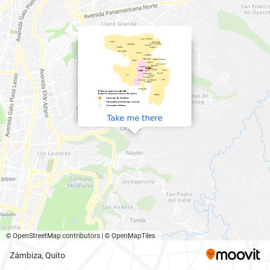 Zámbiza map