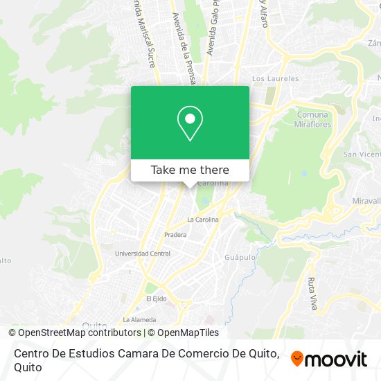 Centro De Estudios Camara De Comercio De Quito map