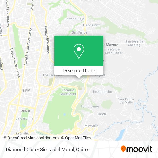 Diamond Club - Sierra del Moral map