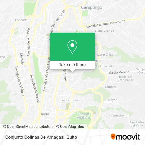 Conjunto Colinas De Amagasi map