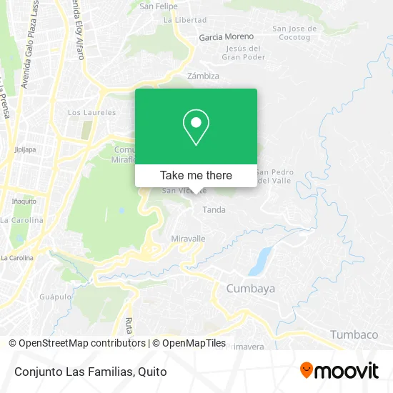 Conjunto Las Familias map