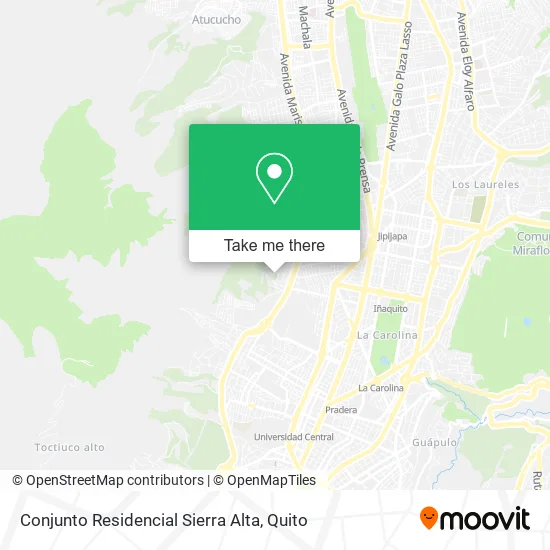 Conjunto Residencial Sierra Alta map