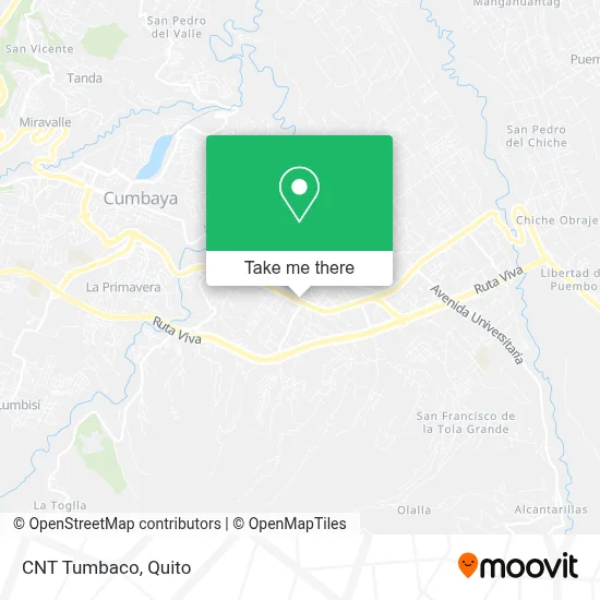 CNT Tumbaco map
