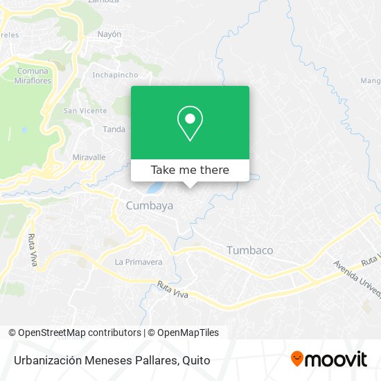 Mapa de Urbanización Meneses Pallares