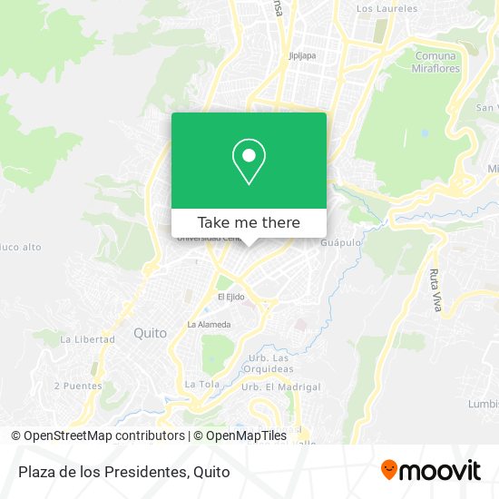 Plaza de los Presidentes map