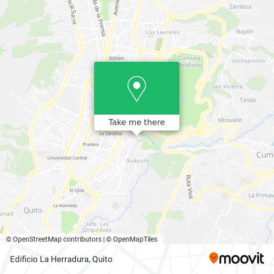 Edificio La Herradura map