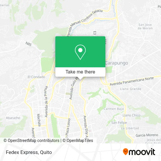Fedex Express map