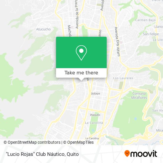 "Lucio Rojas" Club Náutico map
