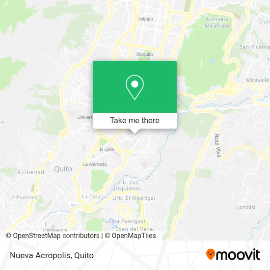 Nueva Acropolis map